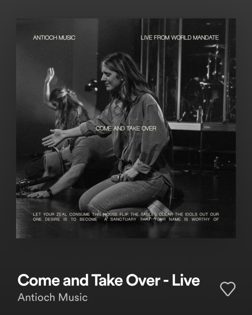 Come and Take Over - Live